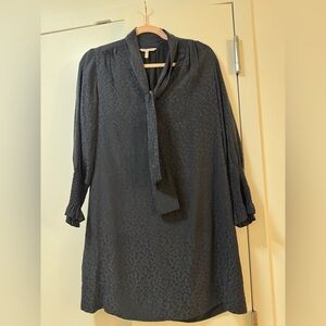 Rebecca Taylor Black Textured Blouse